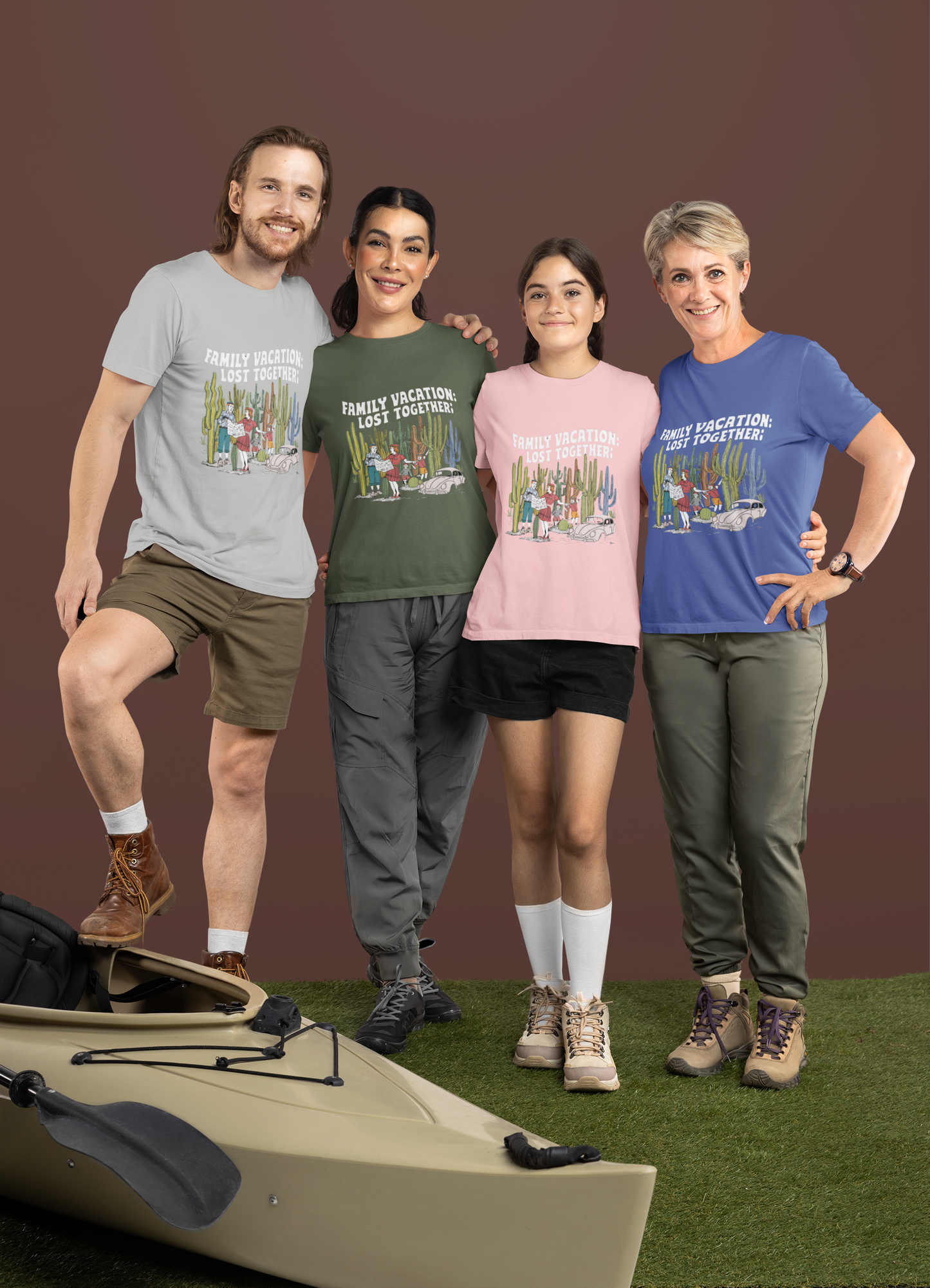 Family Vacation Lost Together Tee