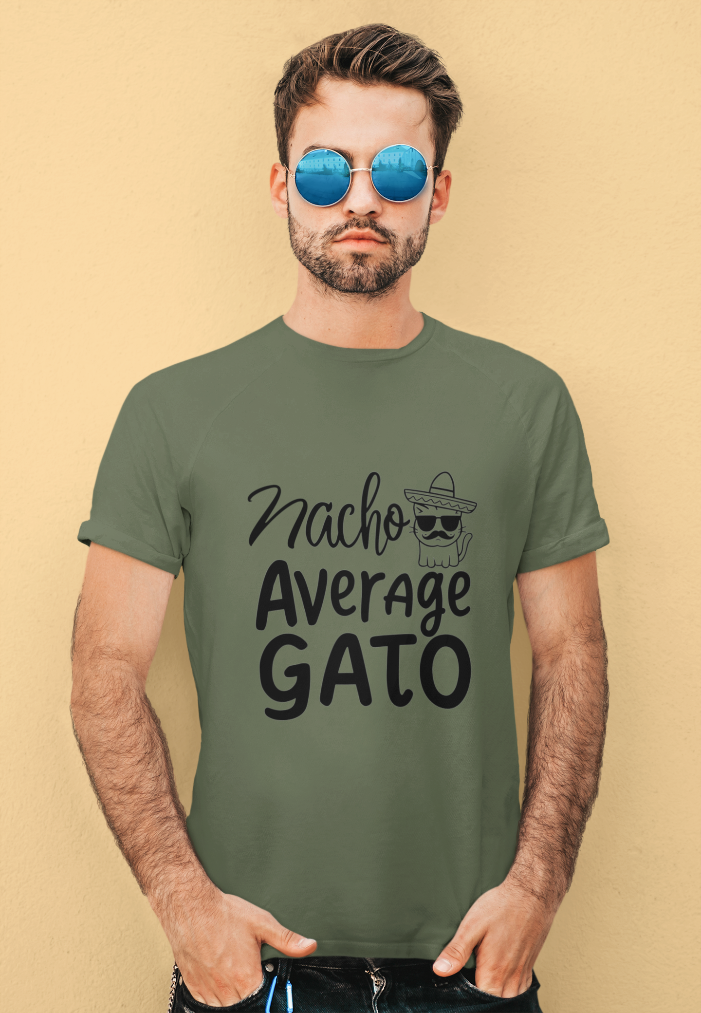 Nacho Average Gato Cat Tee