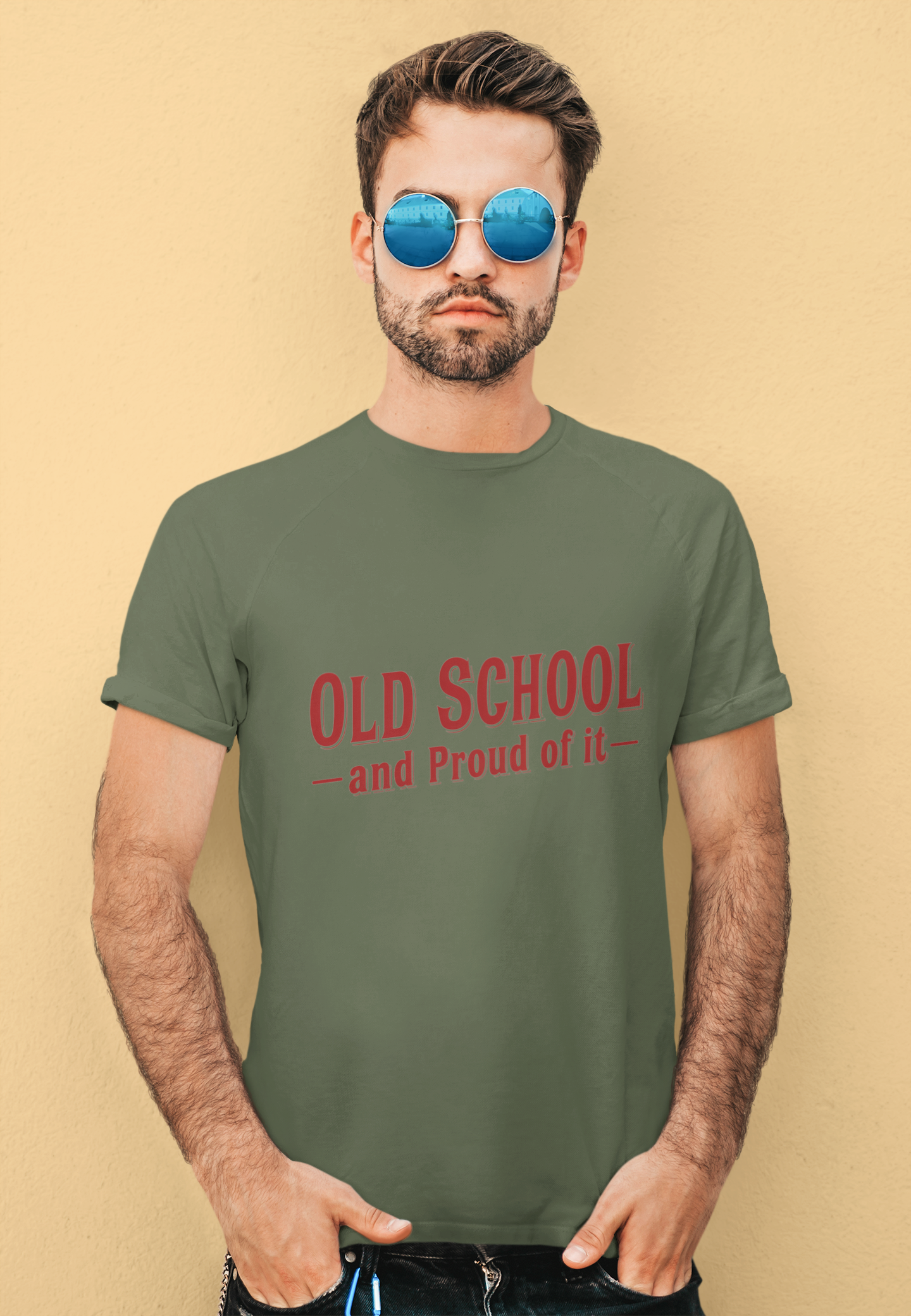 Old School and Proud Of It Retro Tee