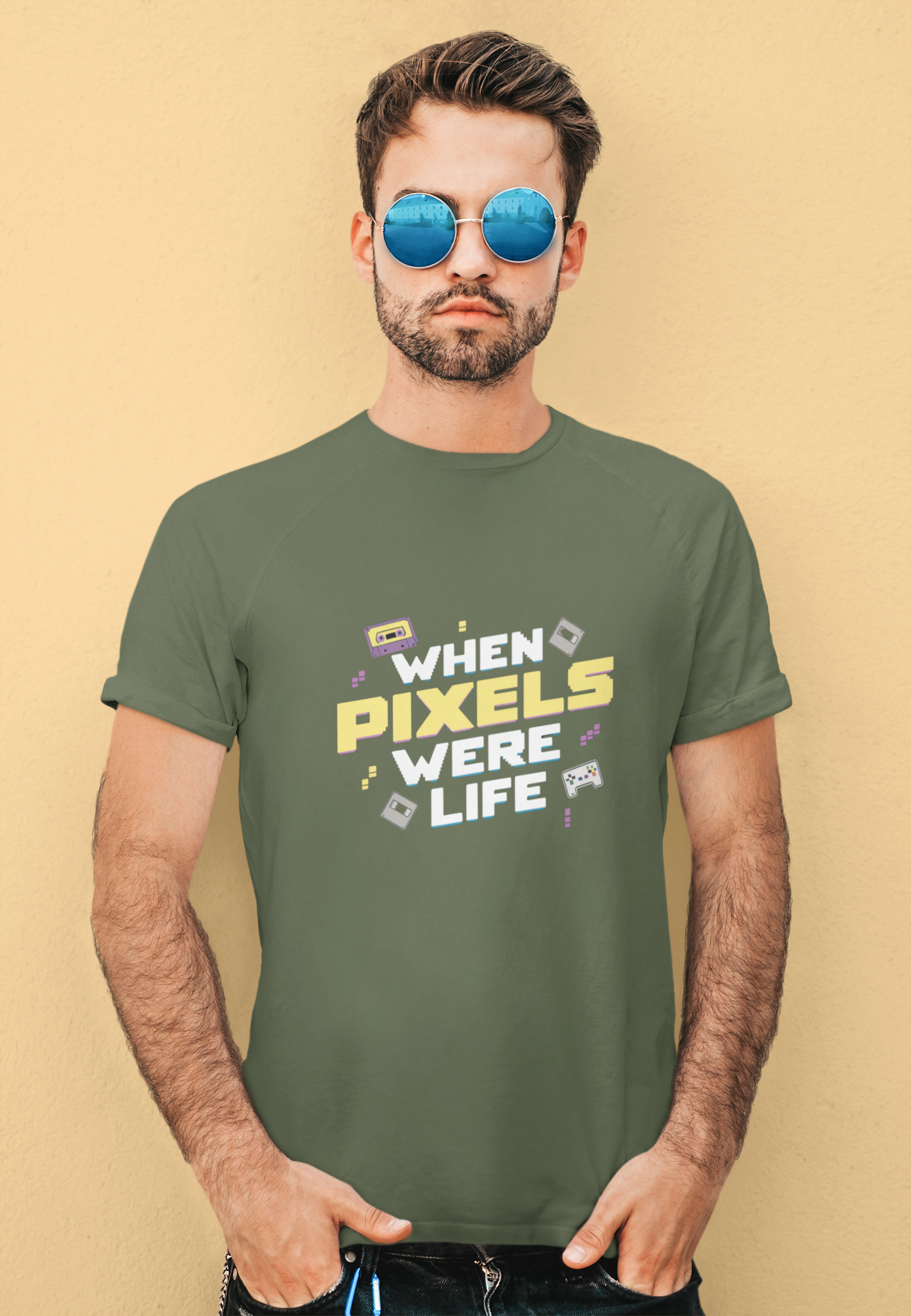 When Pixels Were Life 80s Retro Tee