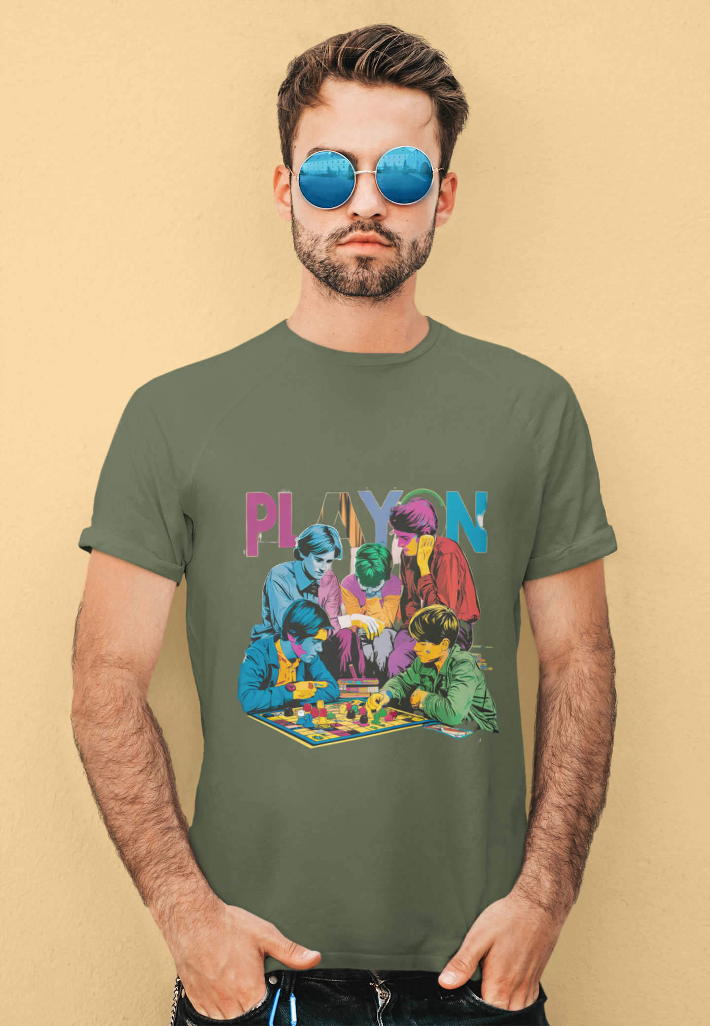 Pop Art Game Night Retro Tee