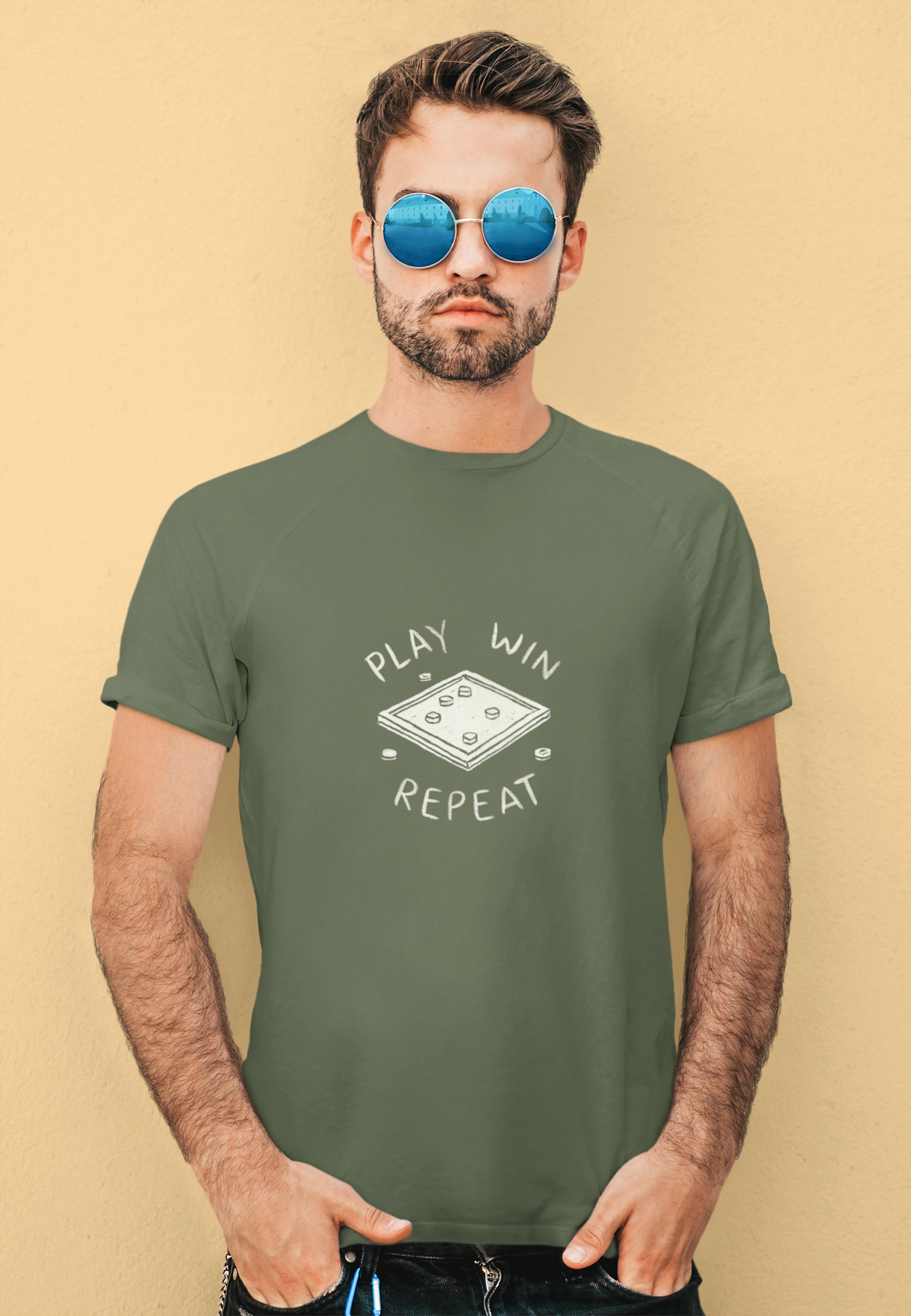 Play Win Repeat Board Games Tee