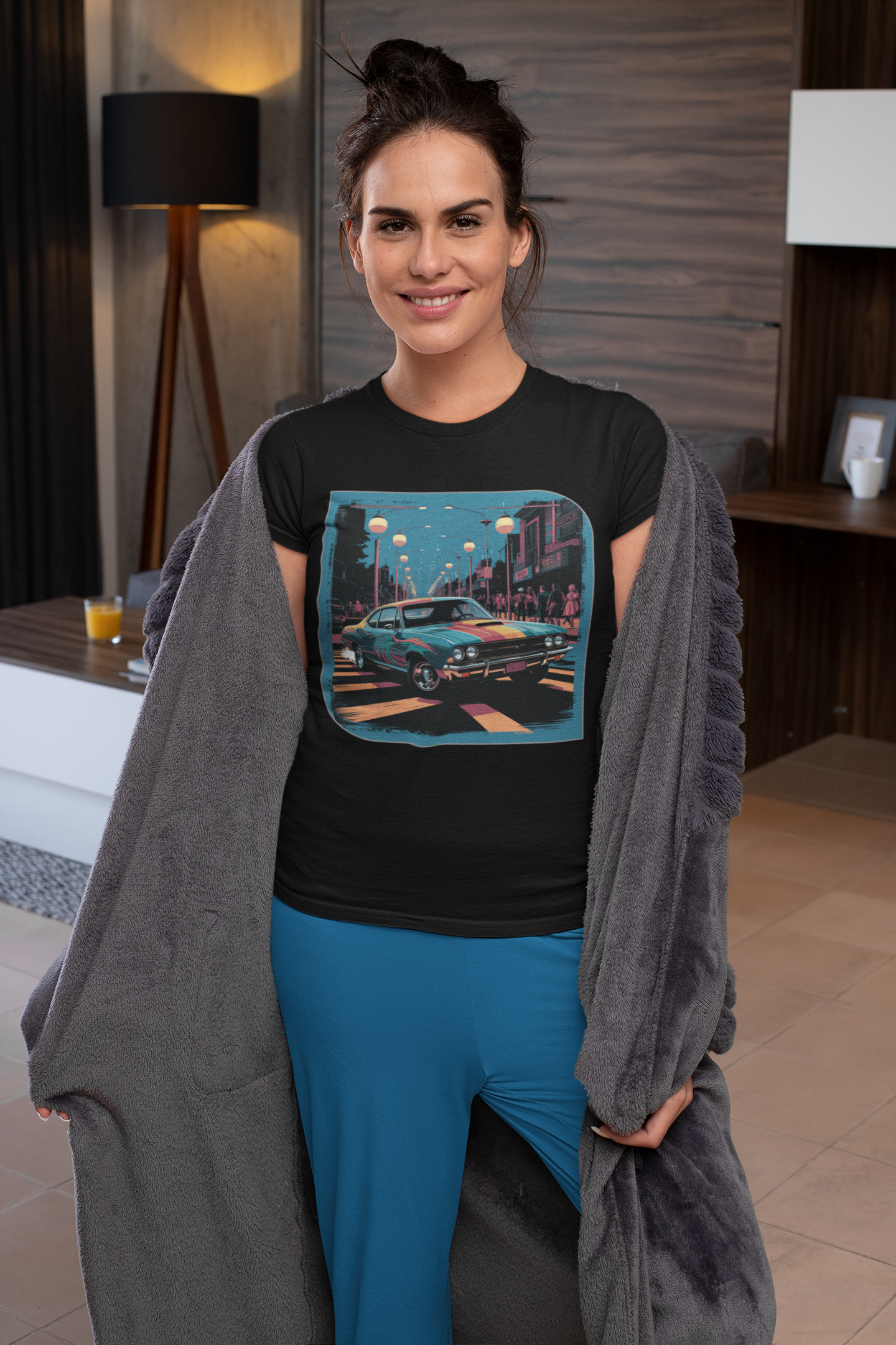 Retro Car Classic Street Light Tee