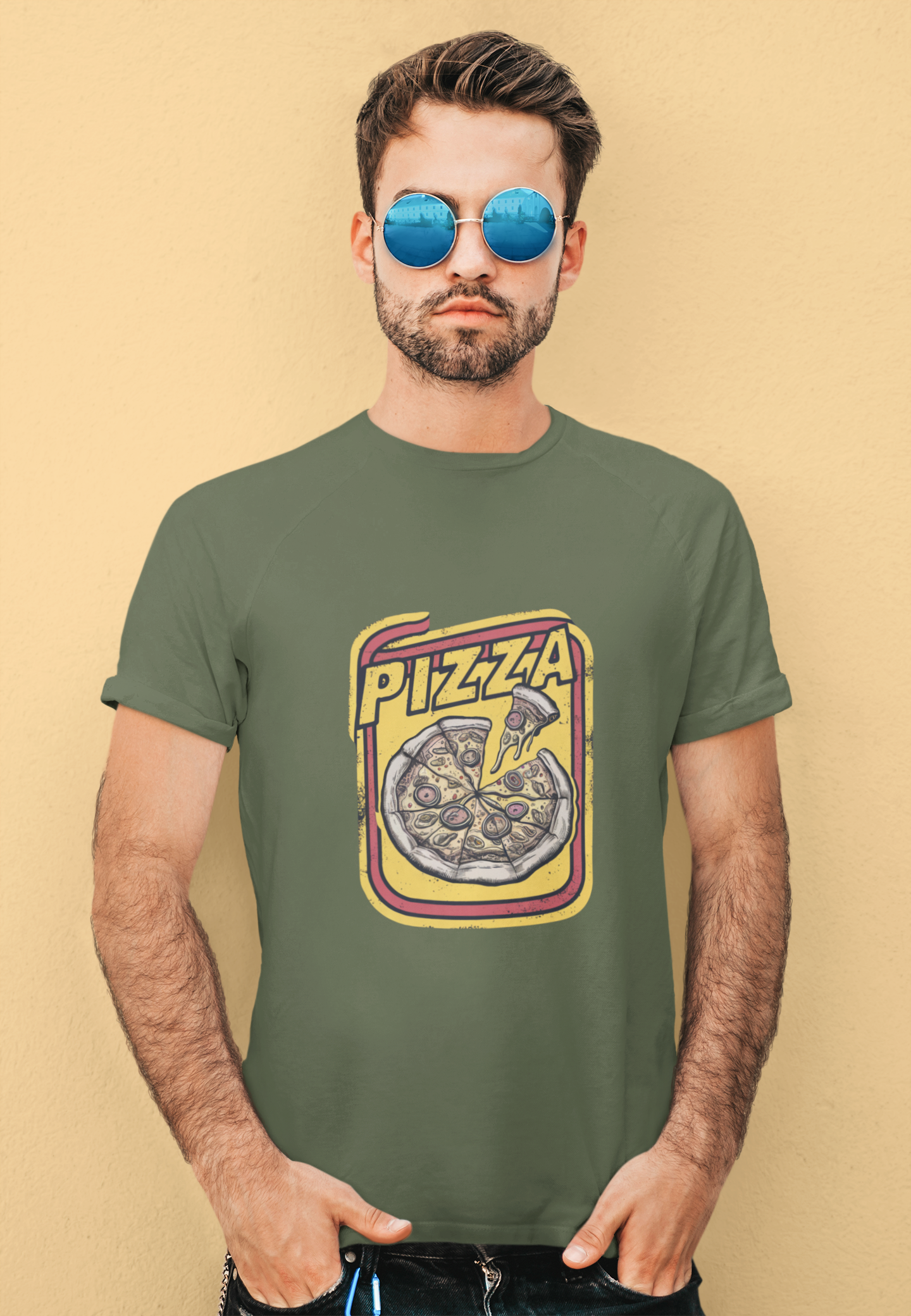 Retro Pizza Sign Tee