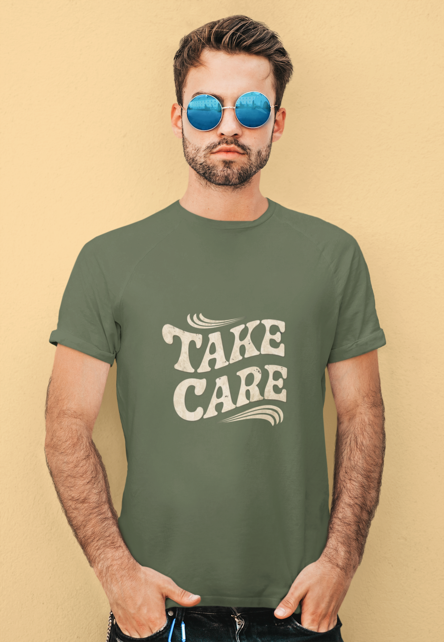 Take Care Retro Glow Tee