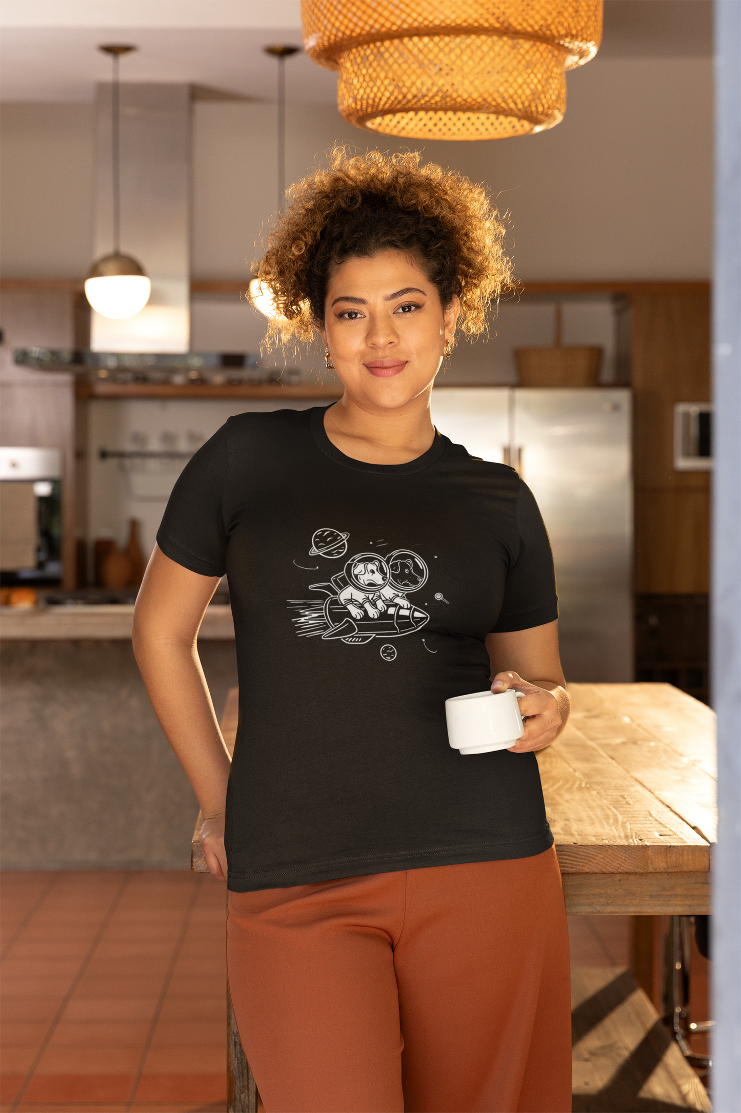 Jack Russell Terrier in Space Tee
