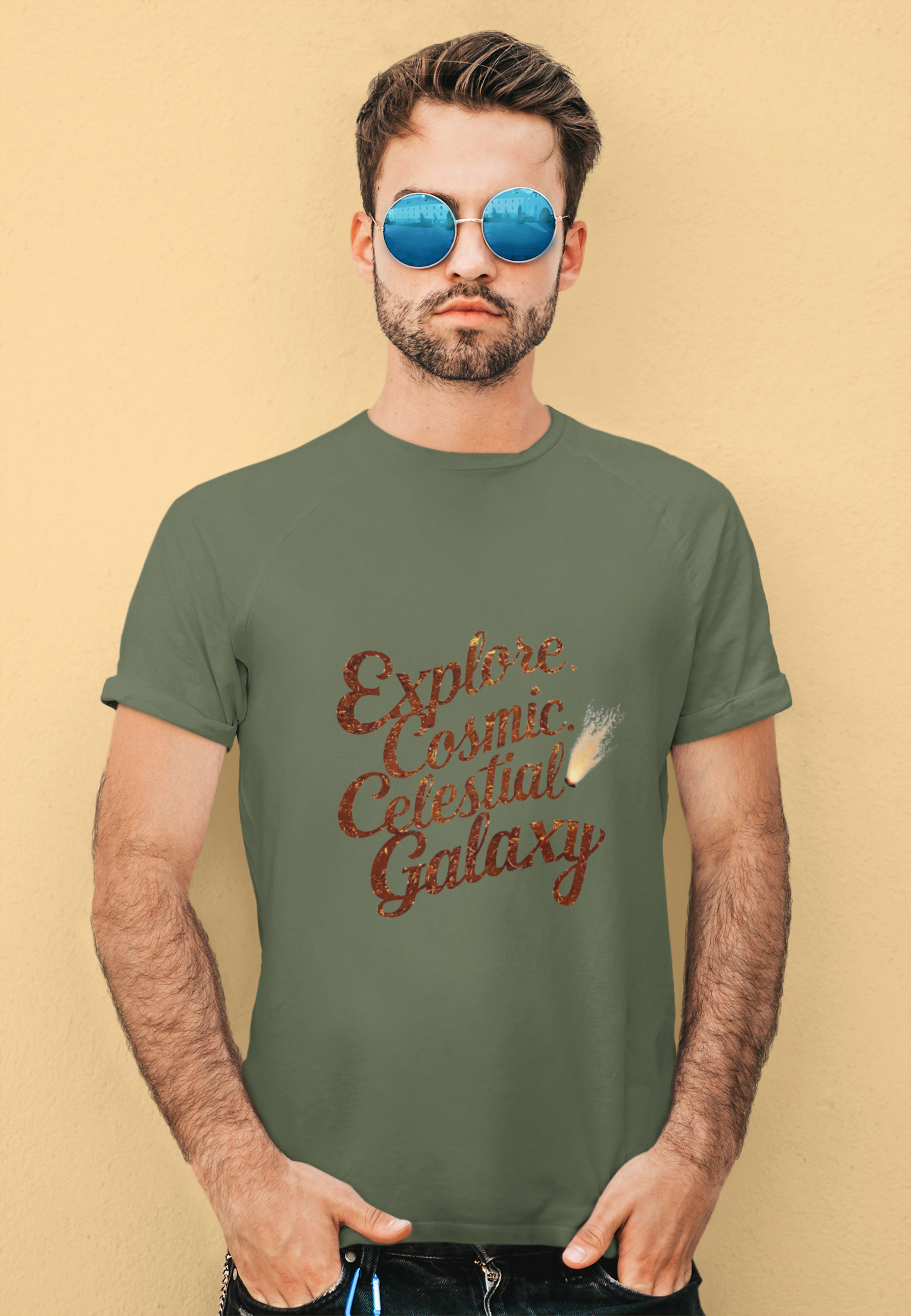 Explore Cosmic Celestial Galaxy Spark Tee