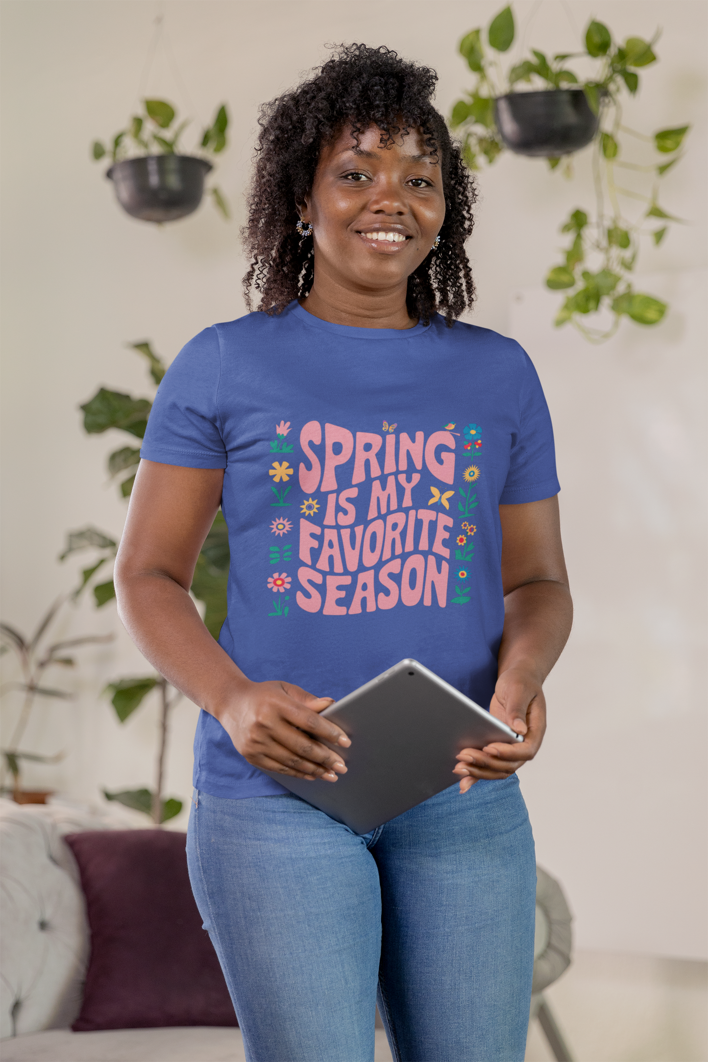 Spring is my Favorite Season Groovy Tee