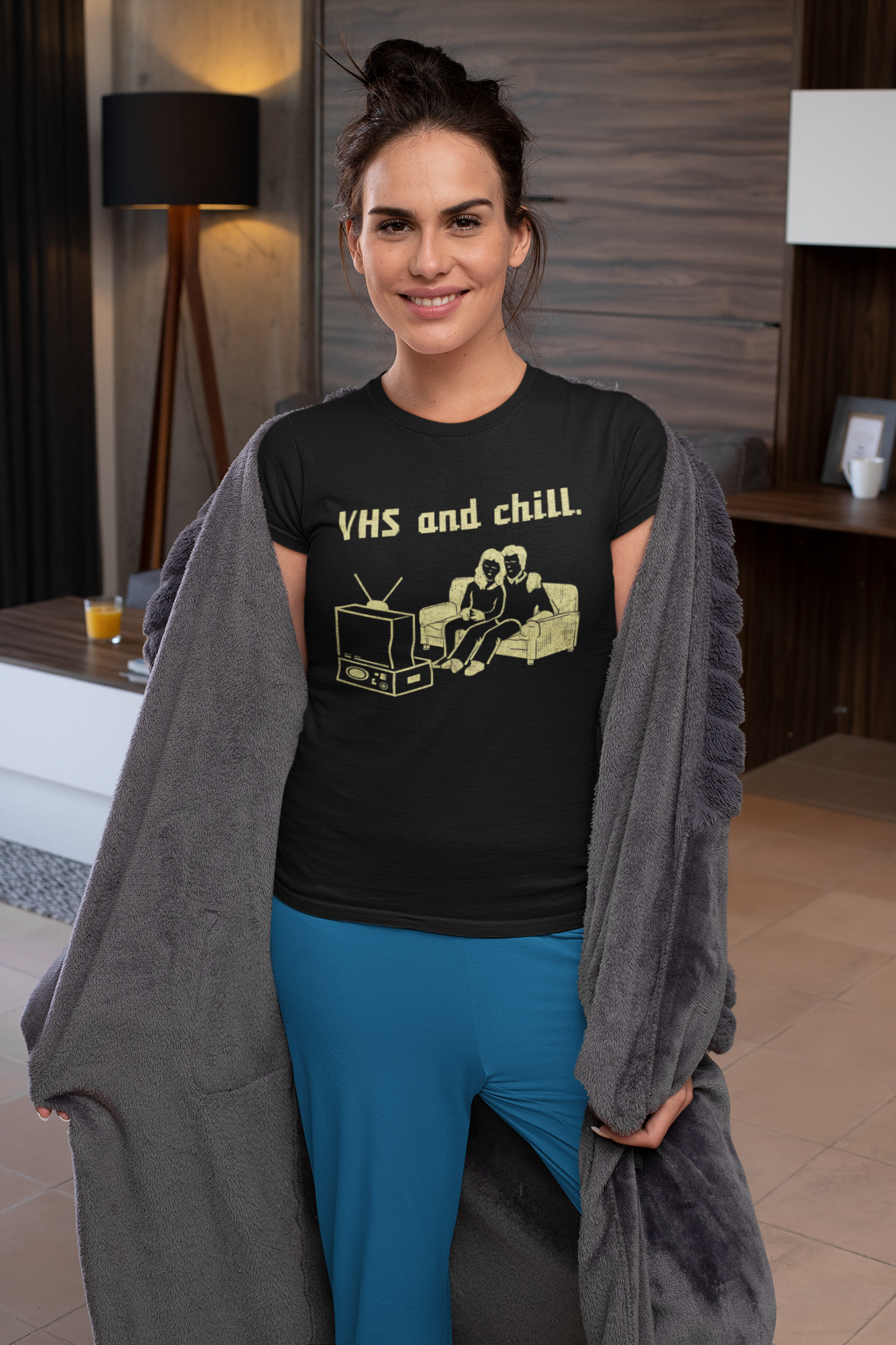 VHS and Chill Pixel Tee