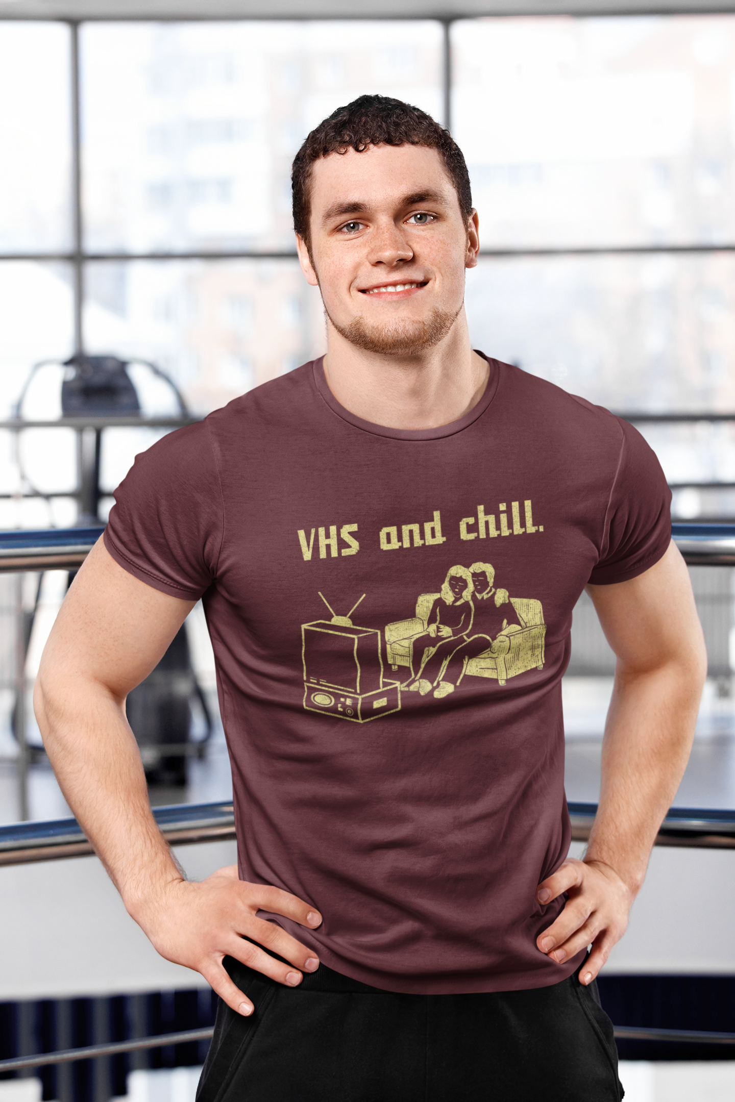 VHS and Chill Pixel Tee