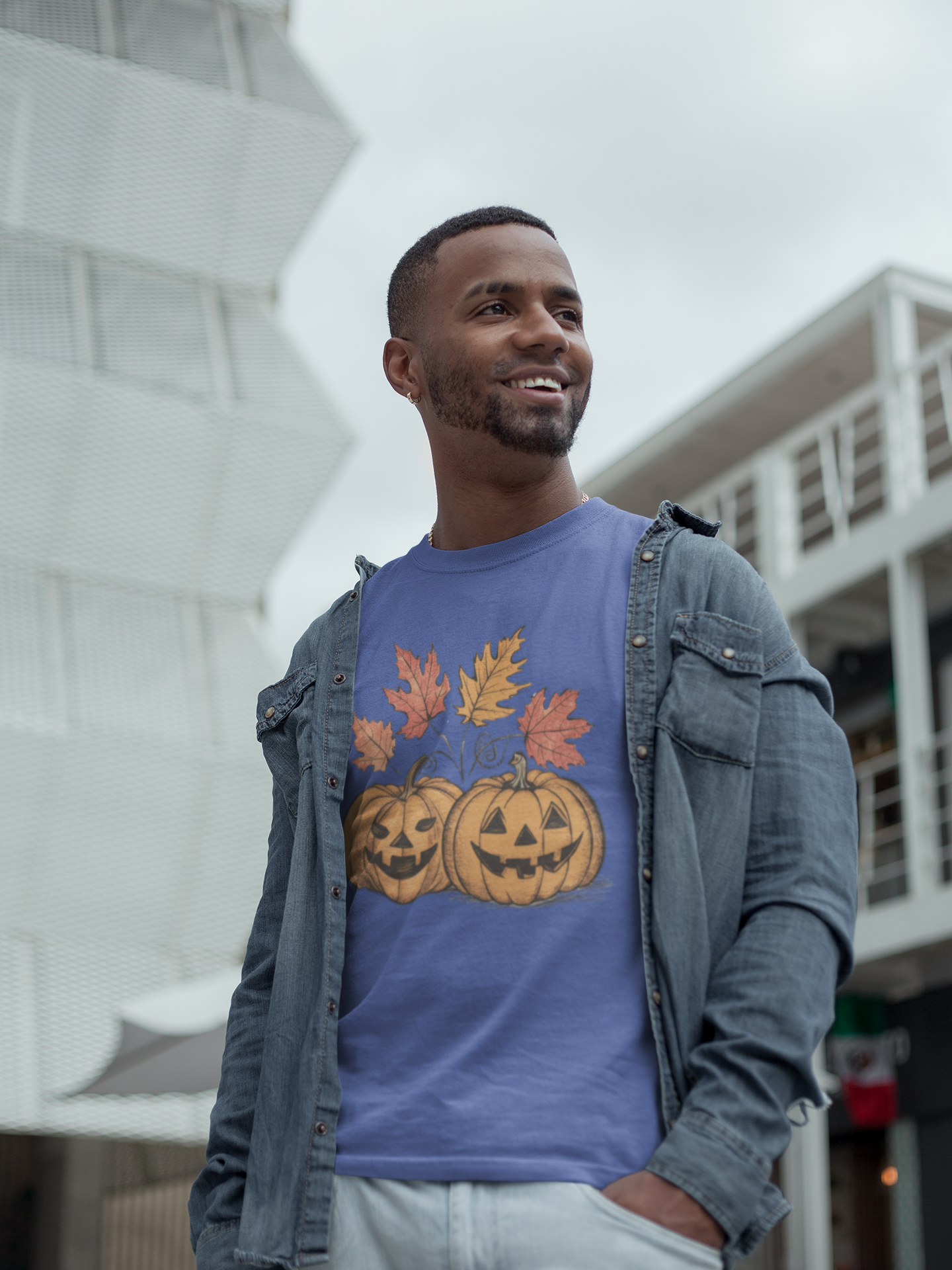 Fall Retro Pumpkins Tee
