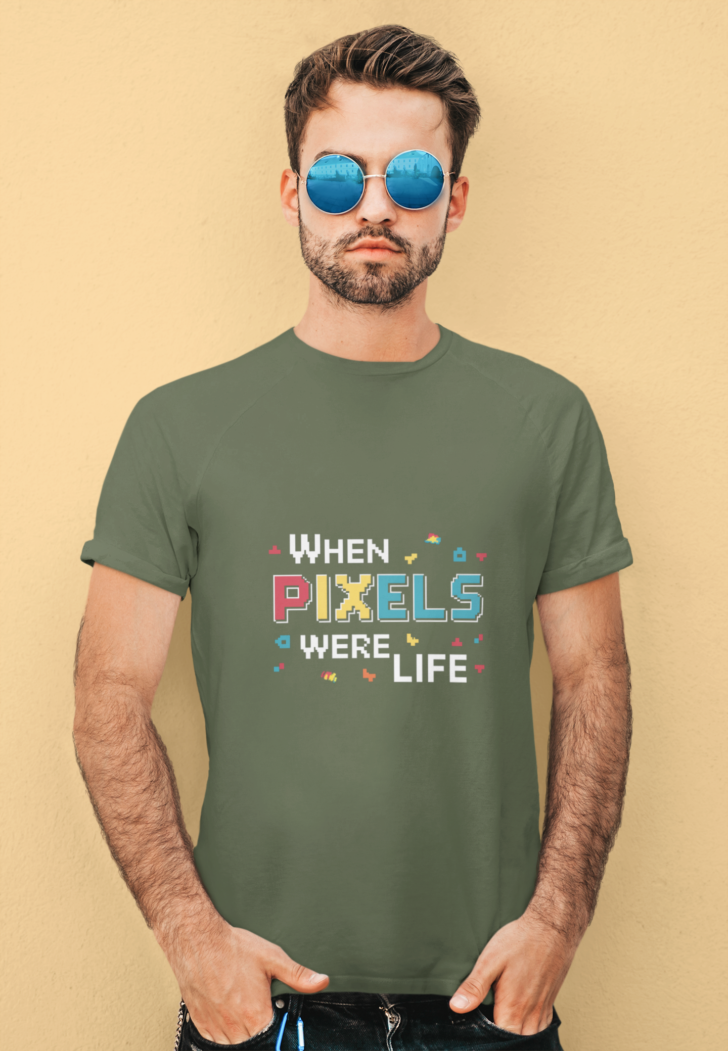 When Pixels Were Life 80s Tee