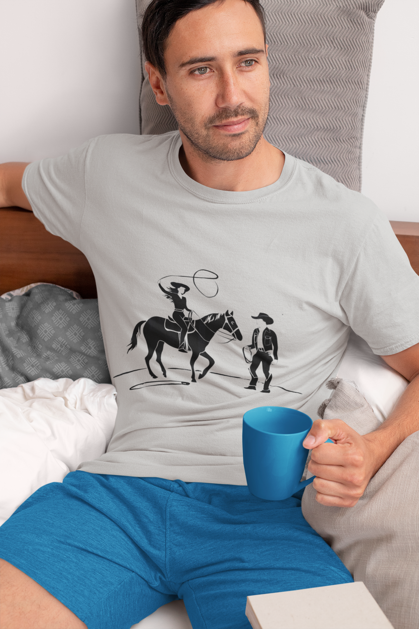 Retro Cowboy Cowgirl Tee