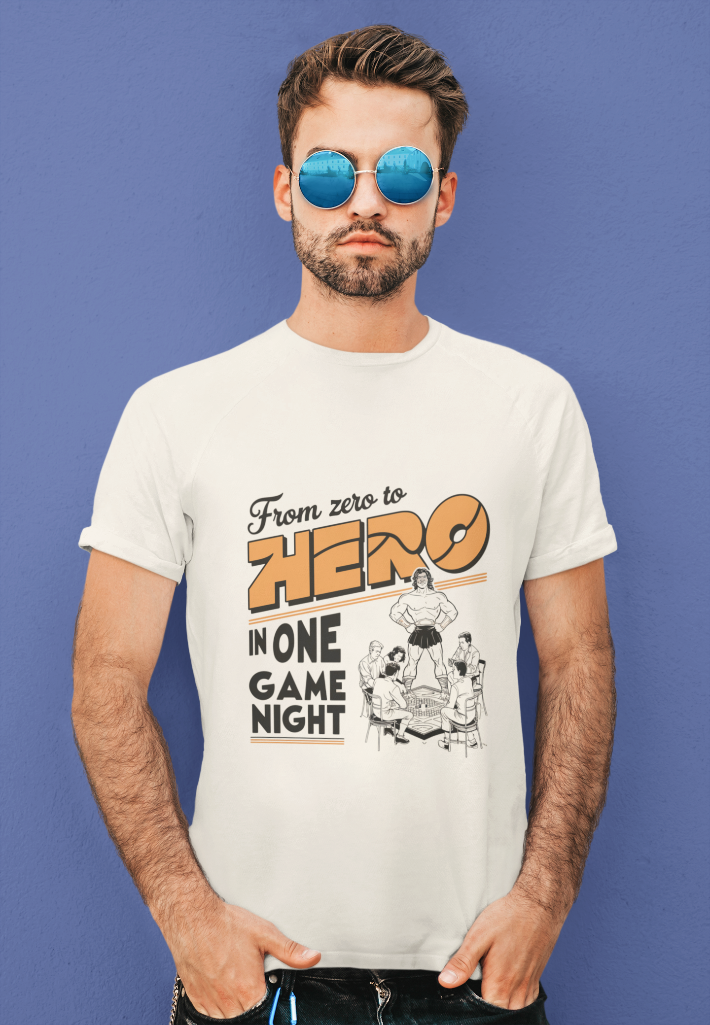 Board Game Night Zero Hero Tee