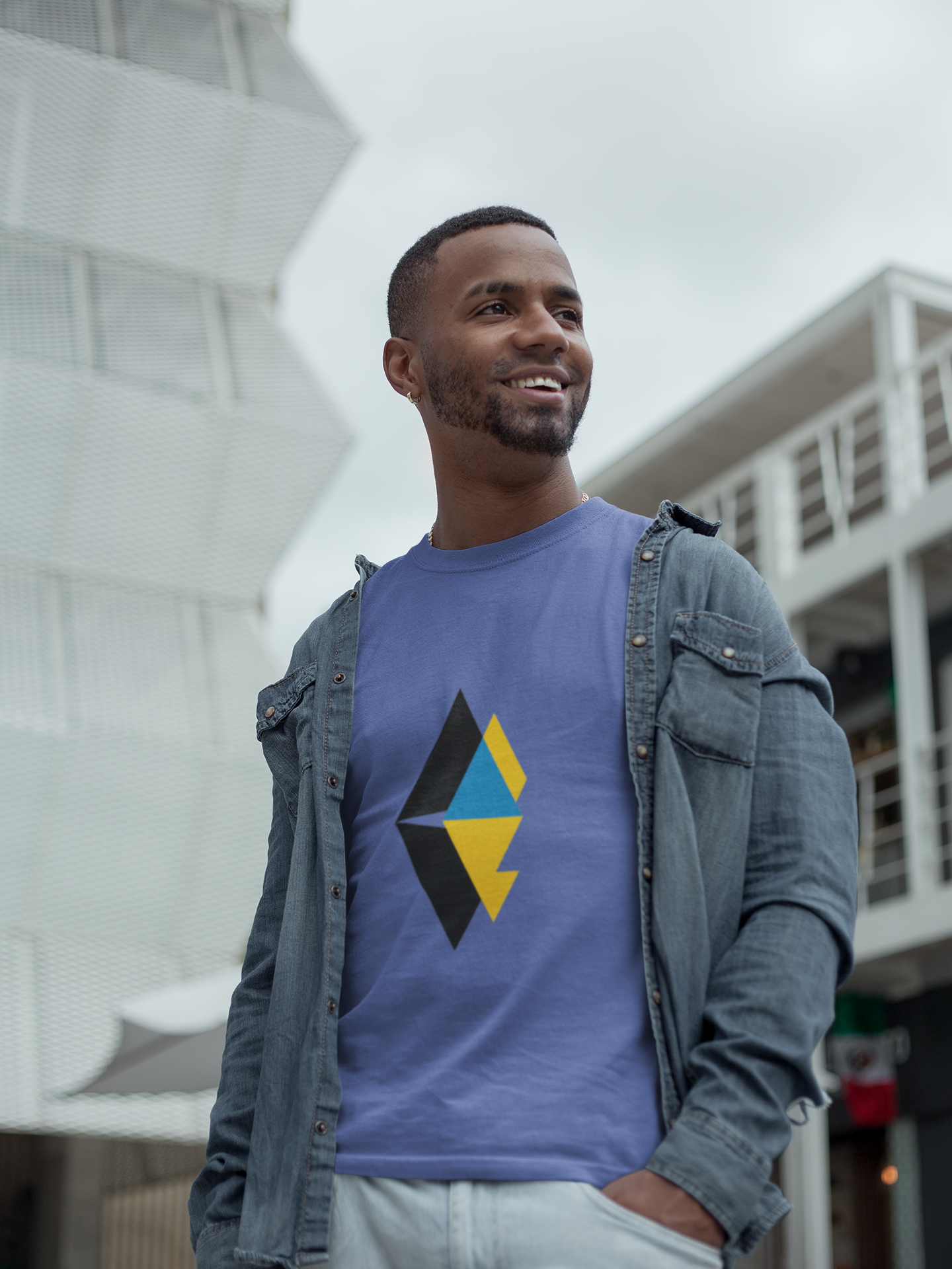 Retro Diamond Shape Tee
