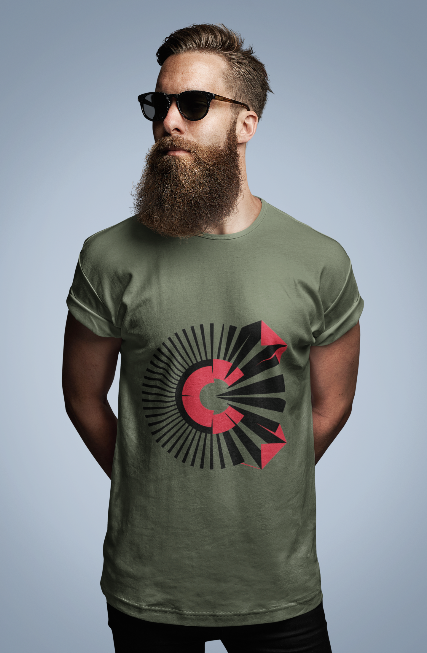 Retro Spiral Art Tee